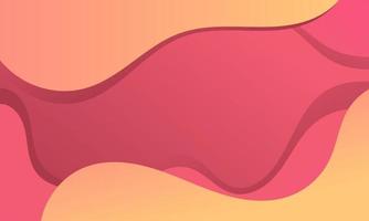 Abstract Pink Fluid Wave Background vector