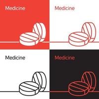 Medicine icon, logo, concept vector