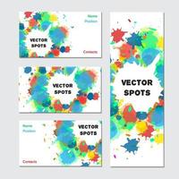 tarjeta de visita de arte vector