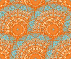 Mandala Seamless Pattern vector