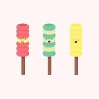 Vector set of ice-creams