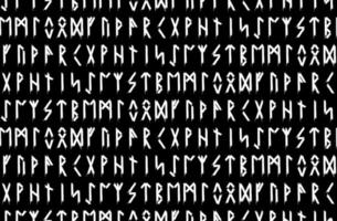 seamless pattern. Runic talismans. Magic and magical runes. vector