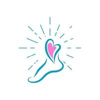 foot Care Logo Template vector icon illustration