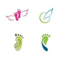 foot Care Logo Template vector icon illustration