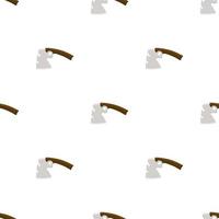 Illustration on theme pattern steel axes with wooden handle vector