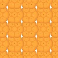 big set identical biscuit, kit colorful pastry cookie vector