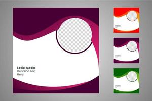 Suitable for social media posts templates and web or internet ads. vector