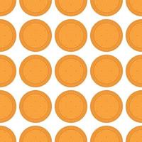 big set identical biscuit, kit colorful pastry cookie vector