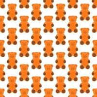 big set identical biscuit, kit colorful pastry cookie vector