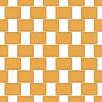 big set identical biscuit, kit colorful pastry cookie vector