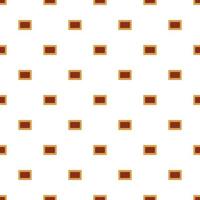 big set identical biscuit, kit colorful pastry cookie vector