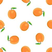 Illustration on theme big colored seamless apricot vector