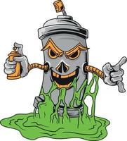 Graffiti Guy Mascot Character vector