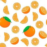 Ilustración sobre el tema naranja transparente de color grande vector