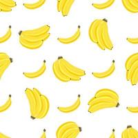 Illustration on theme big colored seamless banana vector
