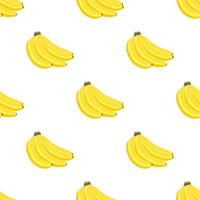 Illustration on theme big colored seamless banana vector