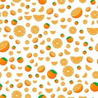 Illustration on theme big colored seamless orange vector