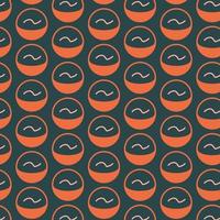 unique basket flat illustration pattern vector