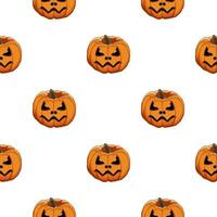 Illustration on theme big colored pattern Halloween vector