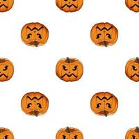 Illustration on theme big colored pattern Halloween vector