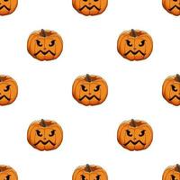 Illustration on theme big colored pattern Halloween vector