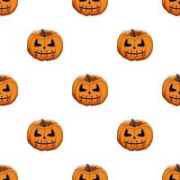 Illustration on theme big colored pattern Halloween vector