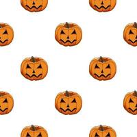 Illustration on theme big colored pattern Halloween vector