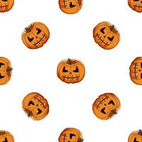 Illustration on theme big colored pattern Halloween vector