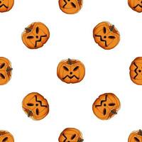 Illustration on theme big colored pattern Halloween vector