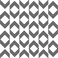 Abstract geometric black and white pattern vector