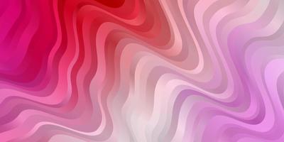 Light Red, Yellow vector template with curves.