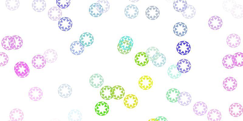 Light multicolor vector background with spots.