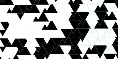 Dark BLUE vector template with lines, triangles.