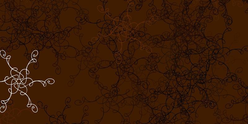 Light Orange vector backdrop with curves.