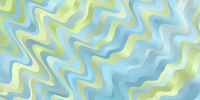 Light Blue, Green vector background with wry lines.