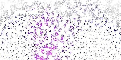 Light purple vector pattern with abstract shapes.