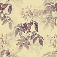 Delicate Floral Foliage Pattern