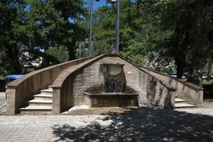 internal fountain of Scheggino province of Perugia photo