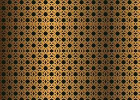 Golden Pattern Seamless Islamic Background Image Vector