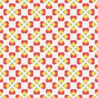 Abstract pattern heart Seamless background Vector illustration