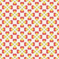 Abstract pattern heart Seamless background Vector illustration