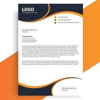 Business style letterhead design, Modern Business Letterhead Design