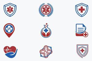 Medical Logos vector design templates