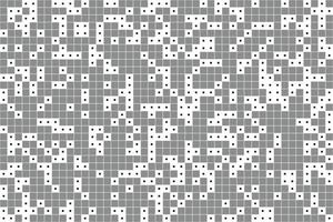 Abstract black and gray square pattern minimal artwork design. vector