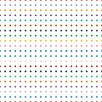Seamless retro colorful polka dot background pattern vector