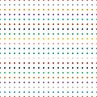 Seamless retro colorful polka dot background pattern vector