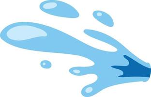 Water Splash Stream of Water Vector Graphics