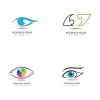 Eye Care vector logo design