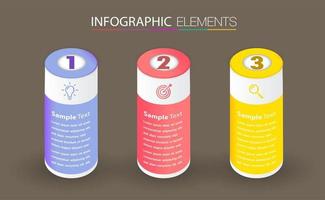 modern text box template, infographics banner vector