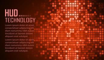 text cyber circuit future technology concept background vector